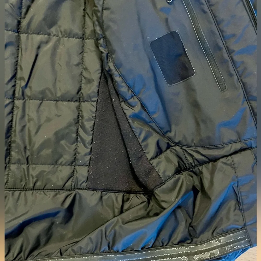 Neiman Marcus Men’s Nylon Full-Zip Bomber Black Jacket Large
